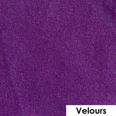 Foglio flessibile 50 x 25 cm | velluto viola