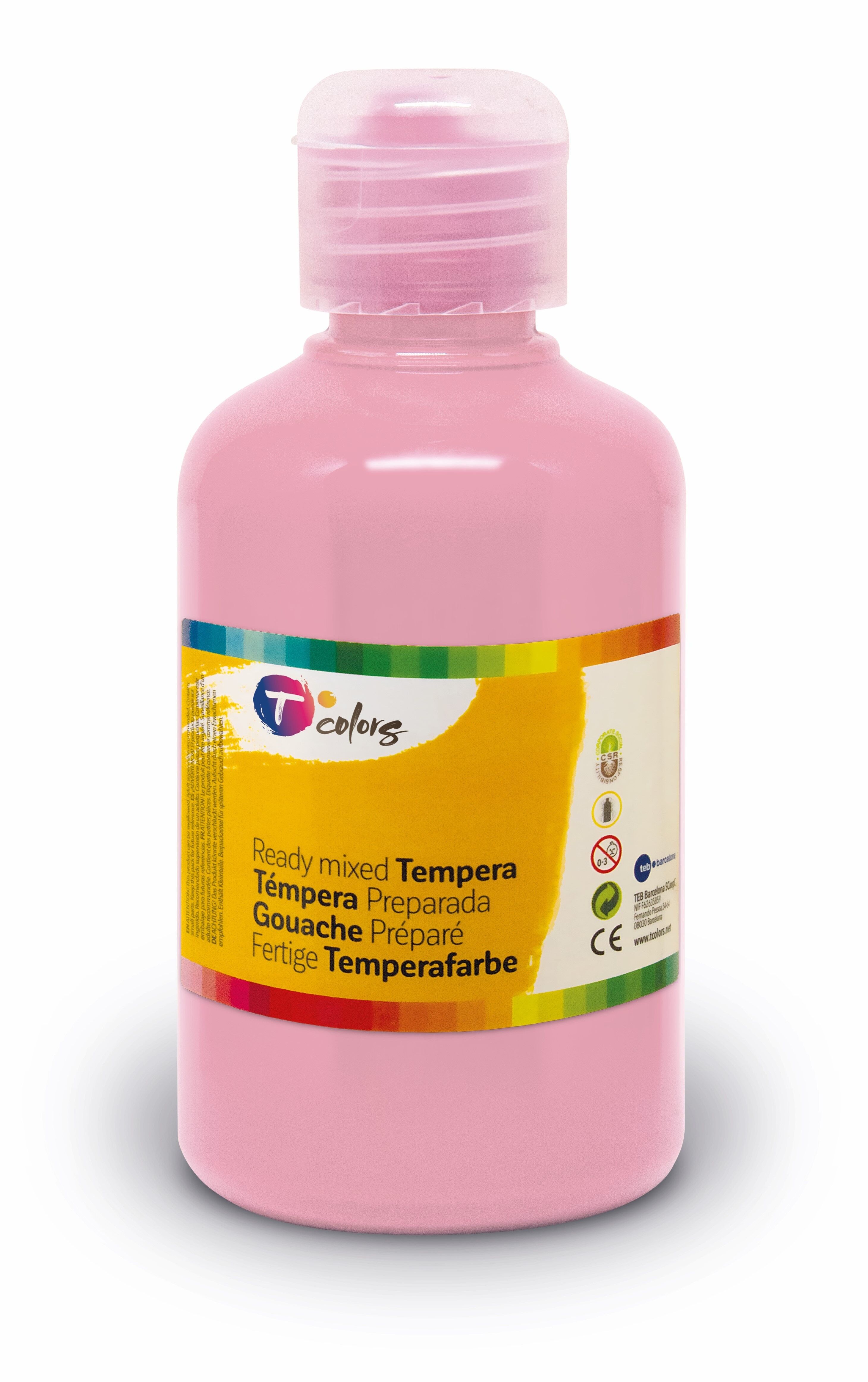 COLORI A TEMPERA LIQUIDA 500 ml rosa
