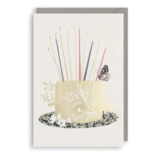 CAKE AND CANDLES Birthday Card