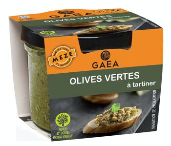 Olives vertes à tartiner