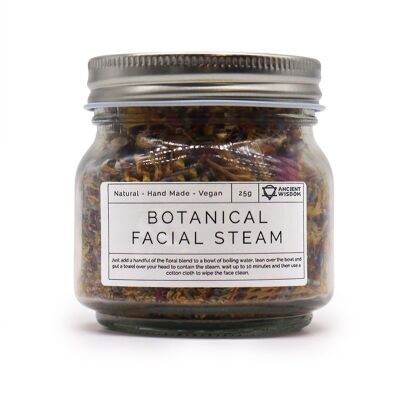 BFSB-01 - Botanical Facial Steam Blend - Naturel 25g - Vendu en 4x unité/s par enveloppe