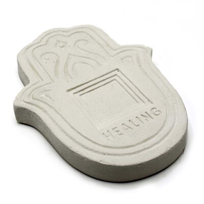 HIPP-01 - Healing Incense Plate - White Stone - Sold in 1x unit/s per outer