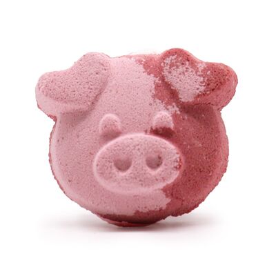 SKB-08 - Pig Bath Bomb 70g - Vanilla Cup Cake - Venduto in 10x unità/s per esterno