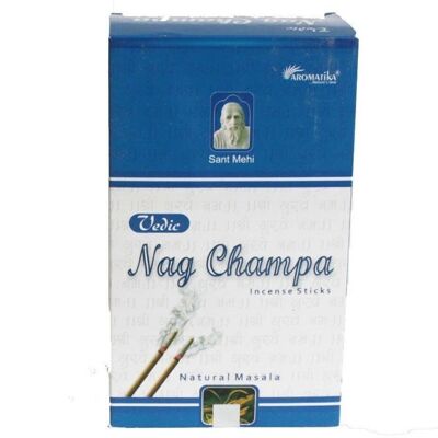 vedic-01c - Vedic -Incense Sticks - Nag Champa (Full Carton - 25 boxes of 12) - Sold in 300x unit/s per outer