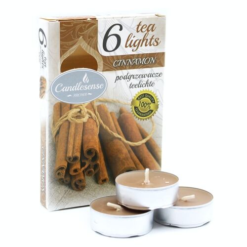 STL-09 - Set of 6 Scented Tealights - Cinnamon - Sold in 12x unit/s per outer