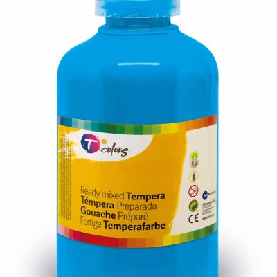 FLÜSSIGE TEMPERA-TCOLORS 500 ml Cyan.