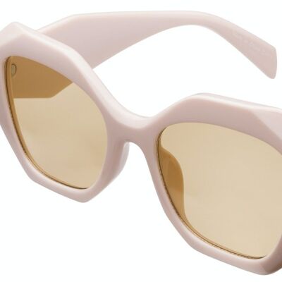Occhiali da Sole - Icon Eyewear MARLOUS - Montatura Rosa Pastello con lenti Marrone
