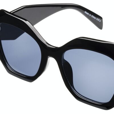 Sunglasses - Icon Eyewear MARLOUS - Black frame with Grey lens