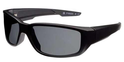 Sunglasses - Icon Eyewear BEAM - Matt Black frame with Grey lens