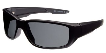 Lunettes de soleil - Icon Eyewear BEAM - Monture Noir Mat avec verres Gris 1