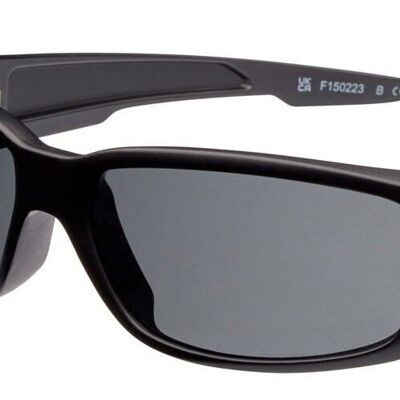 Sonnenbrille – Icon Eyewear BEAM – Mattschwarzer Rahmen mit grauer Linse