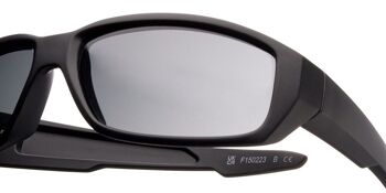 Lunettes de soleil - Icon Eyewear BEAM - Monture Noir Mat avec verres Gris 3