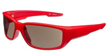 Lunettes de soleil - Icon Eyewear BEAM - Monture Rouge Mat avec verres Miroir 1