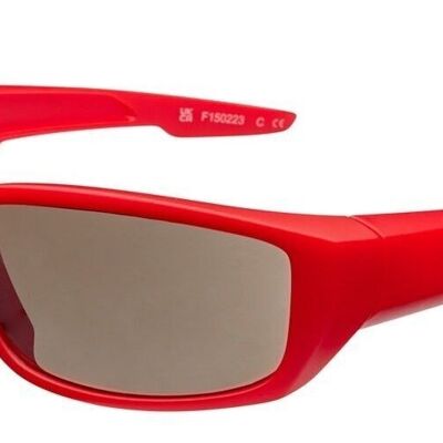 Sunglasses - Icon Eyewear BEAM - Matt Red frame with Mirror lens