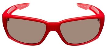 Lunettes de soleil - Icon Eyewear BEAM - Monture Rouge Mat avec verres Miroir 2