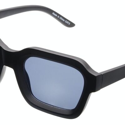 Sonnenbrille – Icon Eyewear BASE RUNNER – Mattschwarzer Rahmen mit grauer Linse