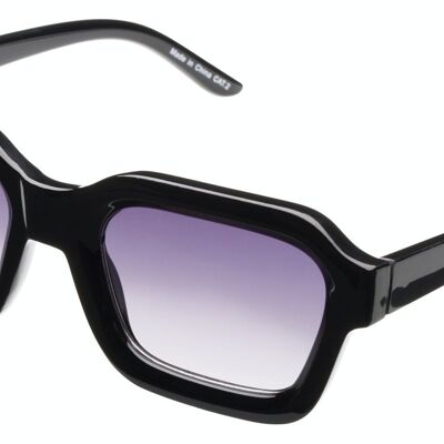 Sunglasses - Icon Eyewear BASE RUNNER - Black frame with Grey lens