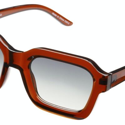 Gafas de sol - Icon Eyewear BASE RUNNER - Montura marrón claro con lente gris claro