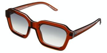 Lunettes de soleil - Icon Eyewear BASE RUNNER - Monture marron clair avec verres gris clair 1