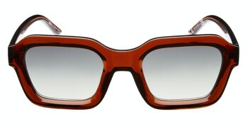 Lunettes de soleil - Icon Eyewear BASE RUNNER - Monture marron clair avec verres gris clair 2