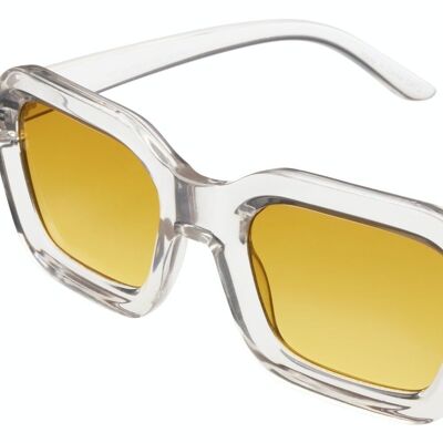 Occhiali da sole - Icon Eyewear BASE RUNNER - Montatura Clear Grey con lenti Havana Brown