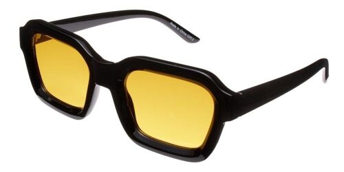 Sunglasses - Icon Eyewear BASE RUNNER - Black frame with Havana Brown lens