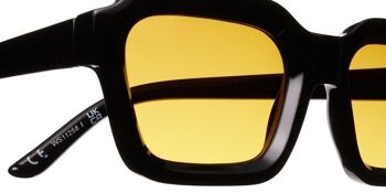 Lunettes de soleil - Icon Eyewear BASE RUNNER - Monture noire avec verres Havana Brown 3