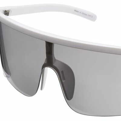 Occhiali da Sole - Icon Eyewear ANGELINA - Montatura Bianco Opaco con Lente Specchio