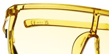 Lunettes de soleil - Icon Eyewear ANGELINA - Monture Jaune Antic avec verres Jaune Clair 3