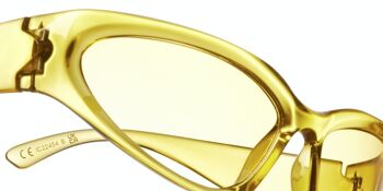 Lunettes de soleil - Icon Eyewear YANA - Monture Jaune Antic avec verres Jaunes 3