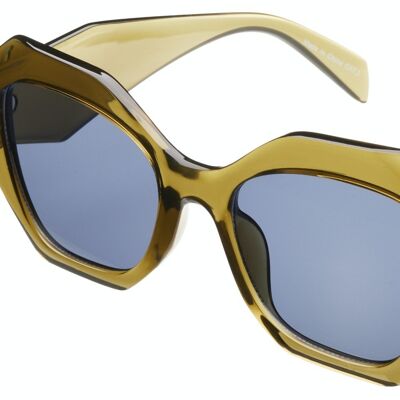Sunglasses - Icon Eyewear MARLOUS - Olive Green frame with Grey lens