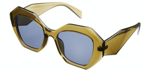 Sunglasses - Icon Eyewear MARLOUS - Olive Green frame with Grey lens