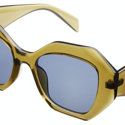 Sonnenbrille – Icon Eyewear MARLOUS – Olivgrüner Rahmen mit grauer Linse