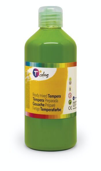 COULEURS LIQUIDES TEMPÉRA T 500 ml vert cl.