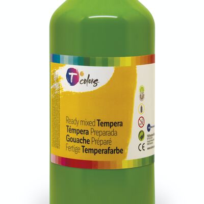 TEMPERA LIQUIDA TCOLORS 500 ml verde cl.