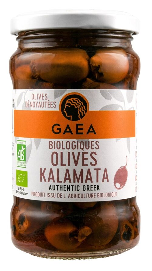 Olives Kalamata dénoyautées FR-BIO-01