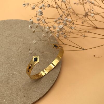 Square adjustable bangle