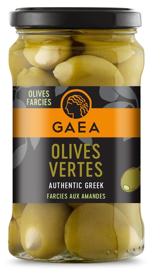 Olives vertes farcies aux amandes