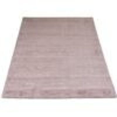 Tappeto in viscosa rosa 160 x 230 cm