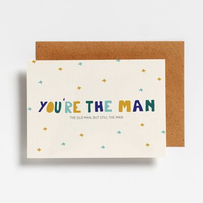 Postcard - you're the man