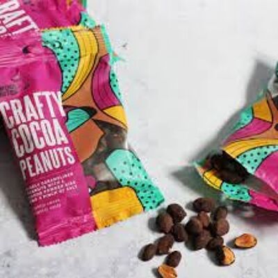 Sachet de 80g de Cacahuètes Cacao Crafty