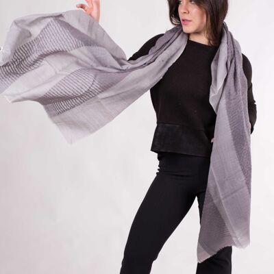 Dakota Wool and Natural Silk Scarf