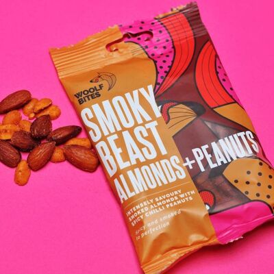 Smoky Beast Almonds & Peanuts 80g bag