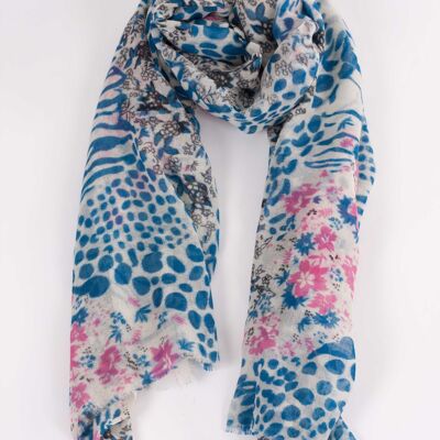 Earth print pashmina