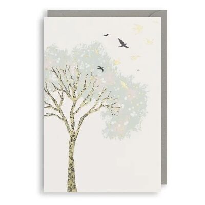 Carte d'anniversaire ARBRE