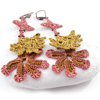 Double "KAPADOKYA" earrings, autumn