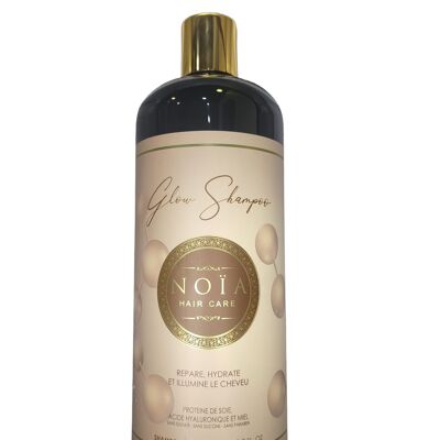 Shampoing à la protéine de soie, acide hyaluronique & Miel (1L)