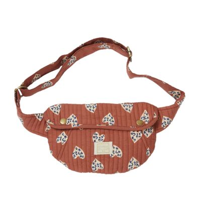 Terracotta wild heart belt bag