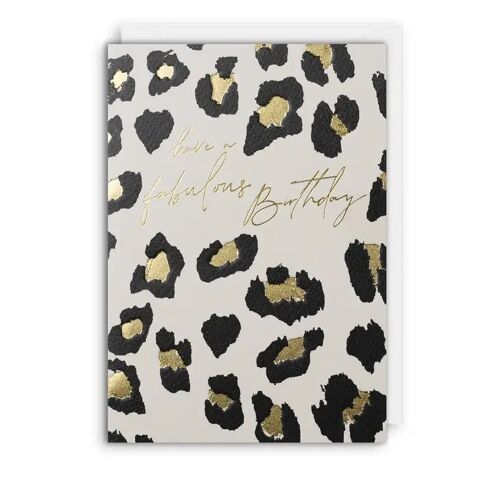 LEOPARD PRINT Birthday Card