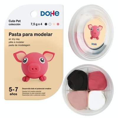 Pâtes à mouler 30 gr. - Cochon de compagnie mignon - Dohe